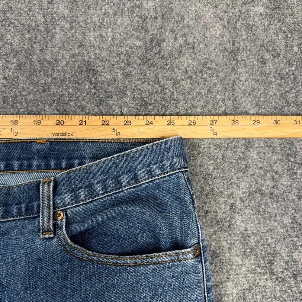 Vintage Levis 550 Relaxed Fit Jeans Mens 52x27 Blue Denim‎ Tapered Leg Hemmed